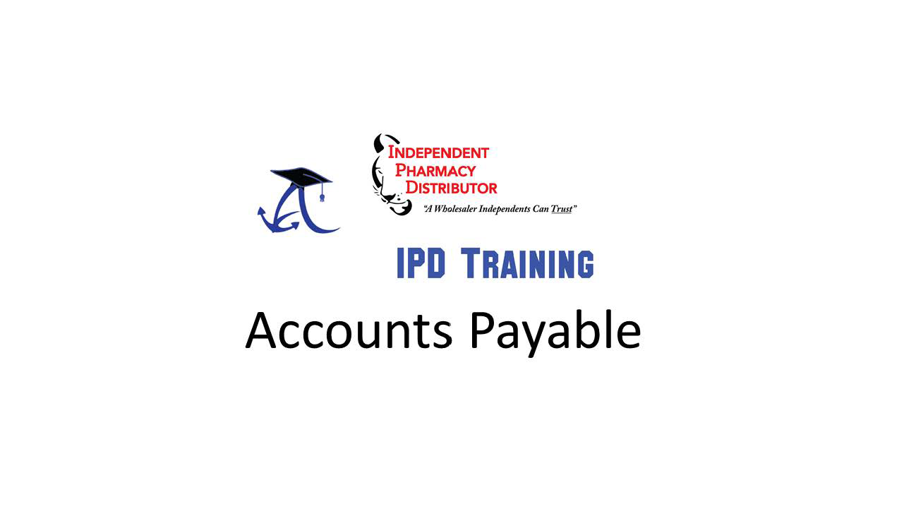 IPD Accounts Payable Training